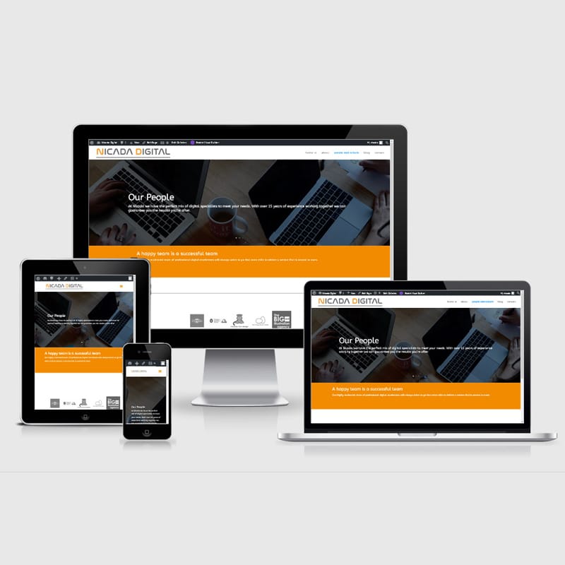 Local small business website design by Nicada Digital