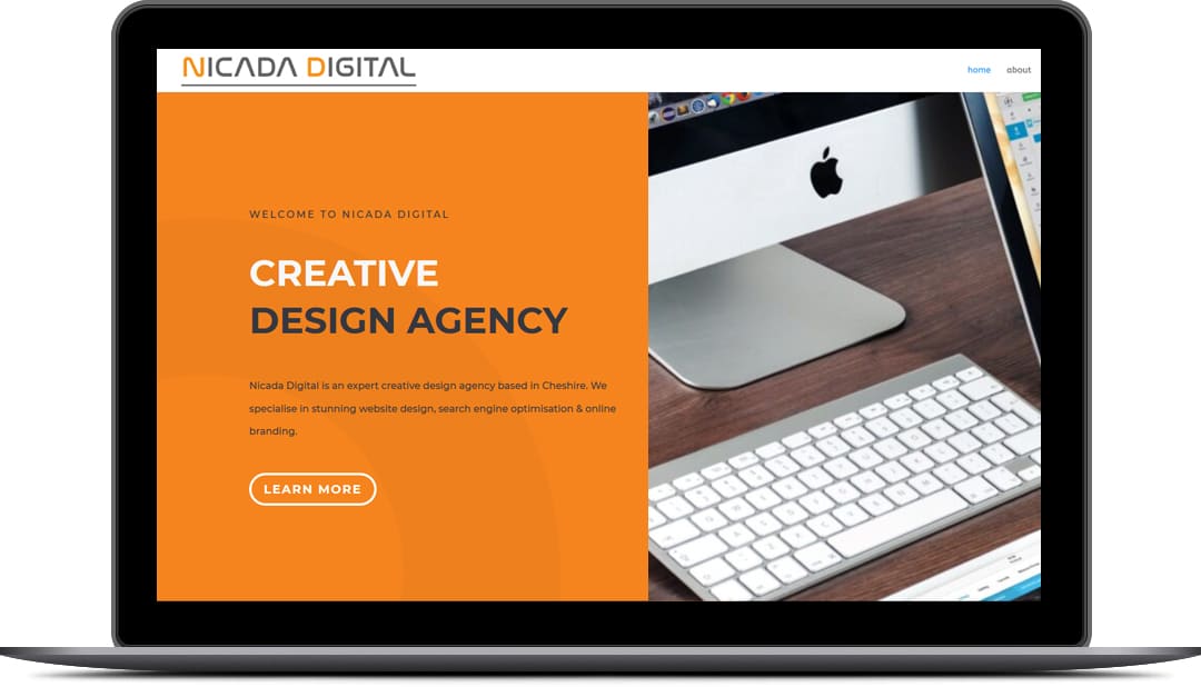 Nicada Digital website design process