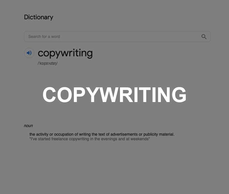 Professional copywriting services for SEO and web content